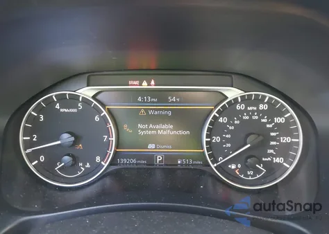 2021 Nissan Altima Sr Fwd из США, поврежденный, VIN 1N4BL4CVXMN331648